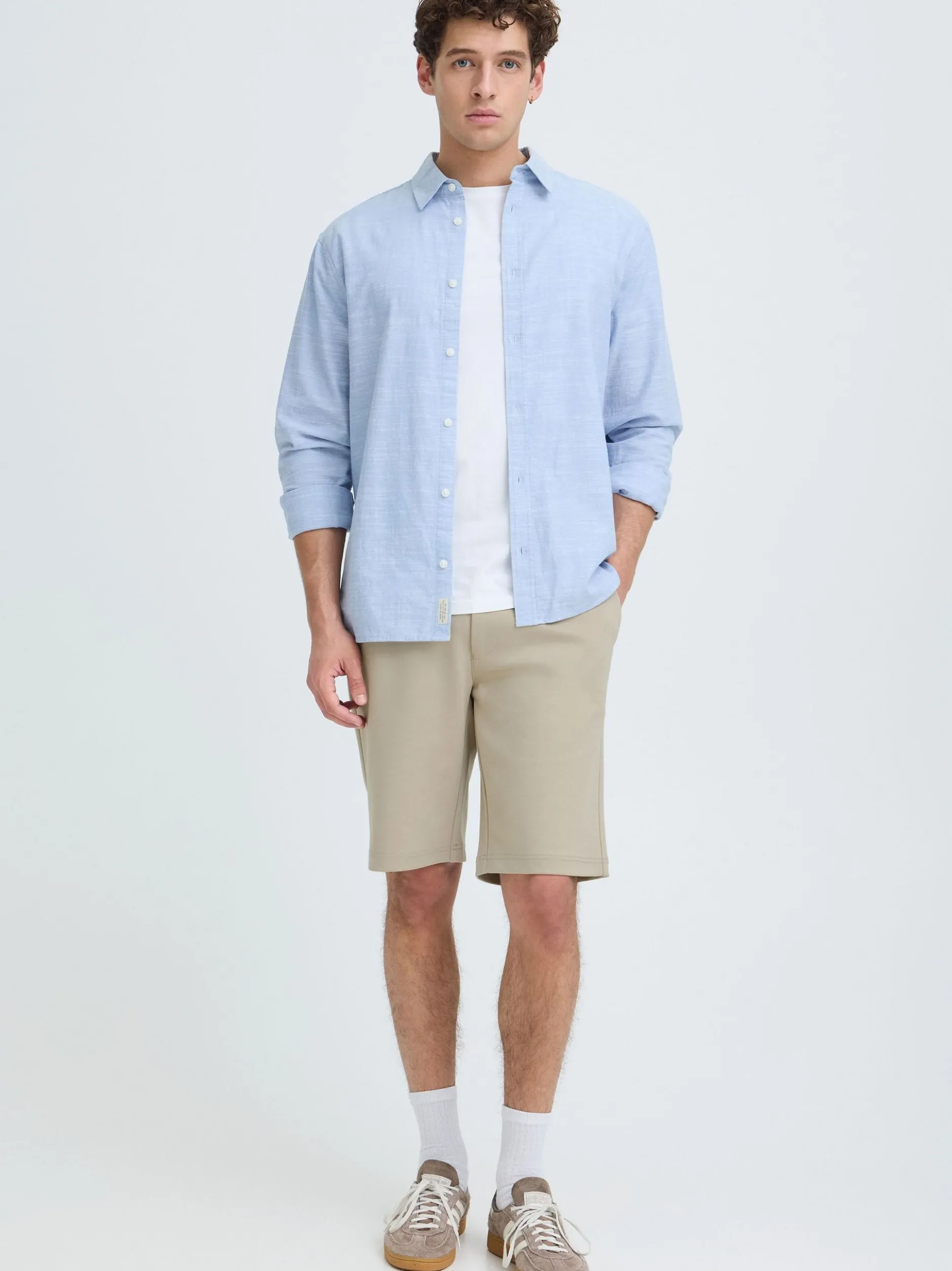 BLEND Herren Chinoshorts - BHElmer in beige