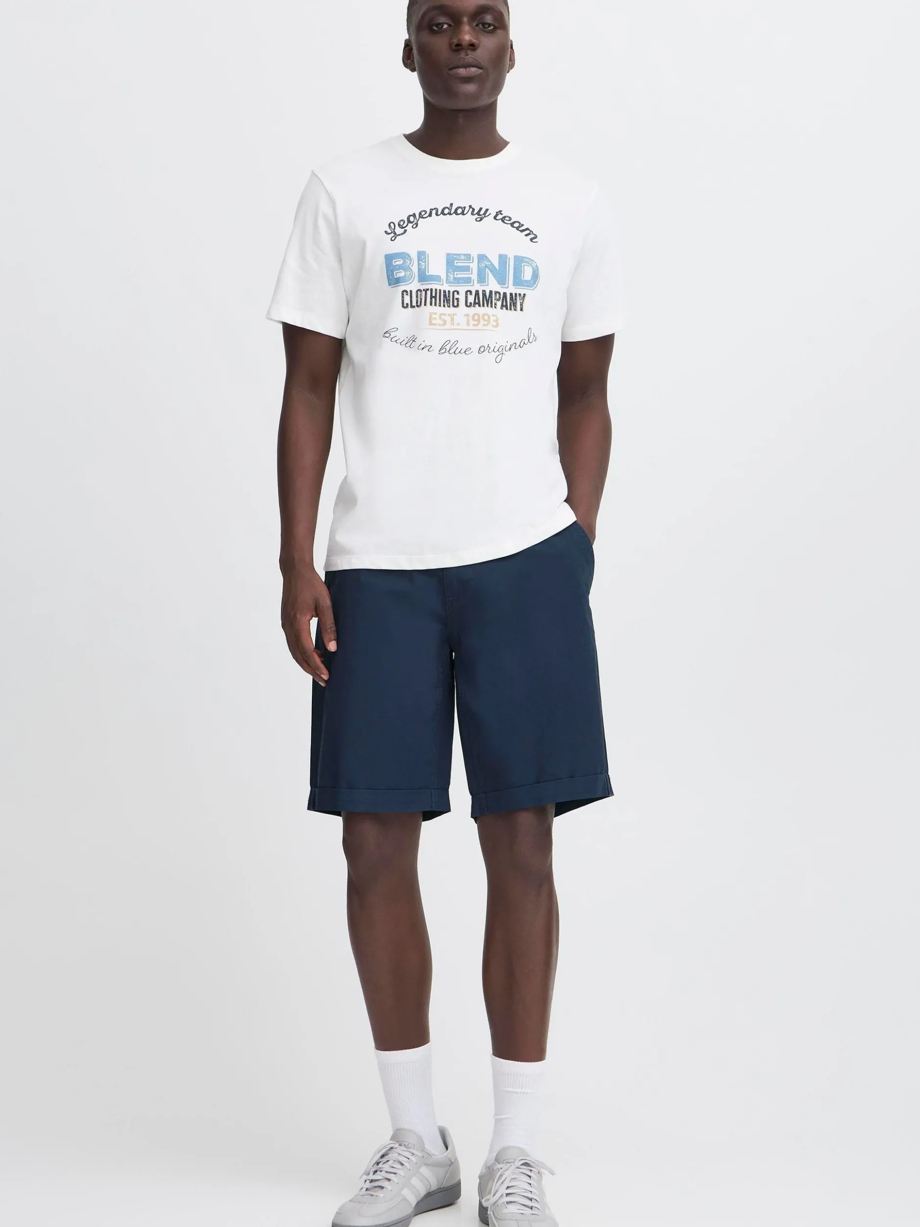 BLEND Herren Chinoshorts - BHTigo in blau
