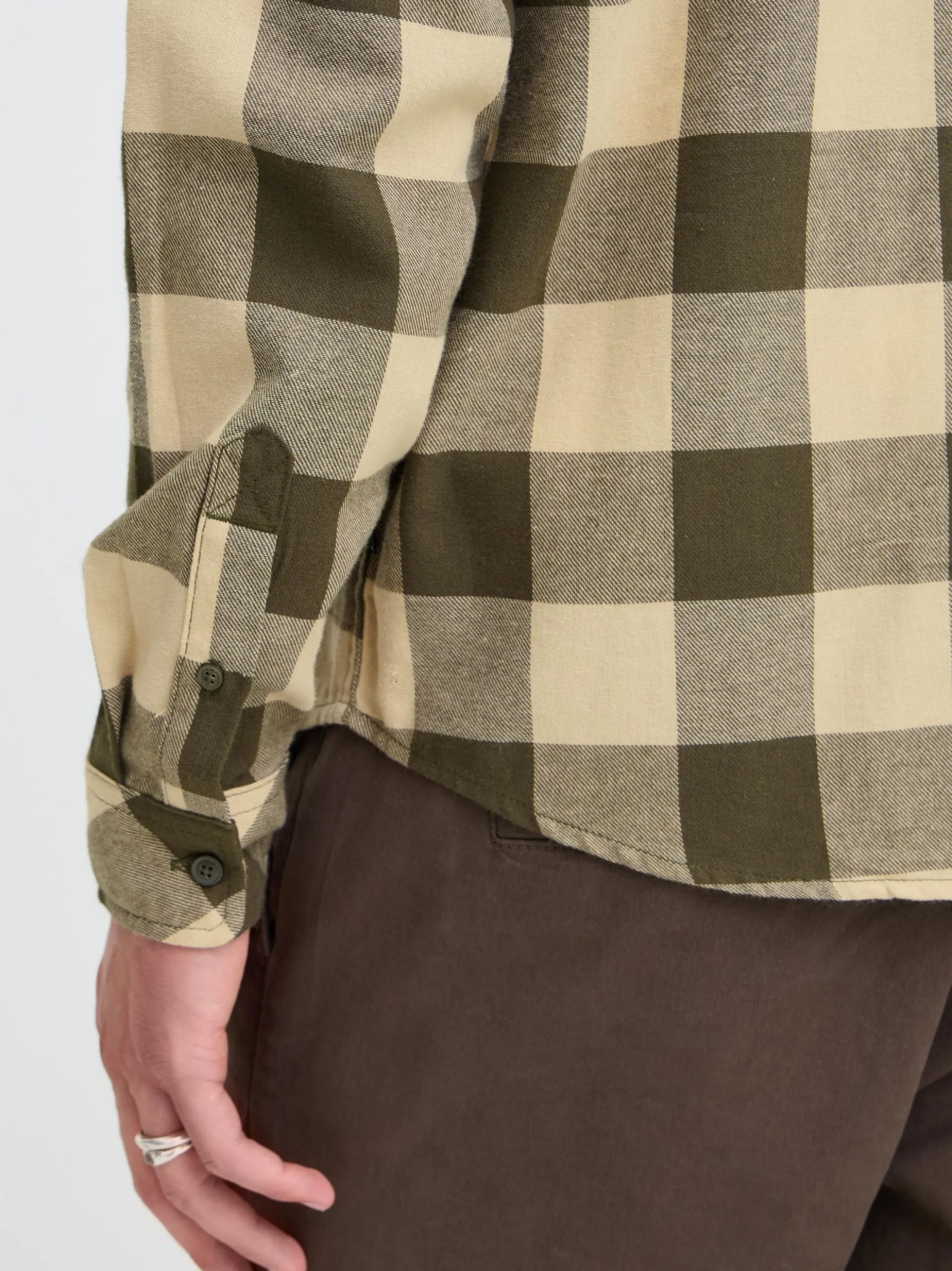 BLEND Herren Flanellhemd - BHBuster in grün