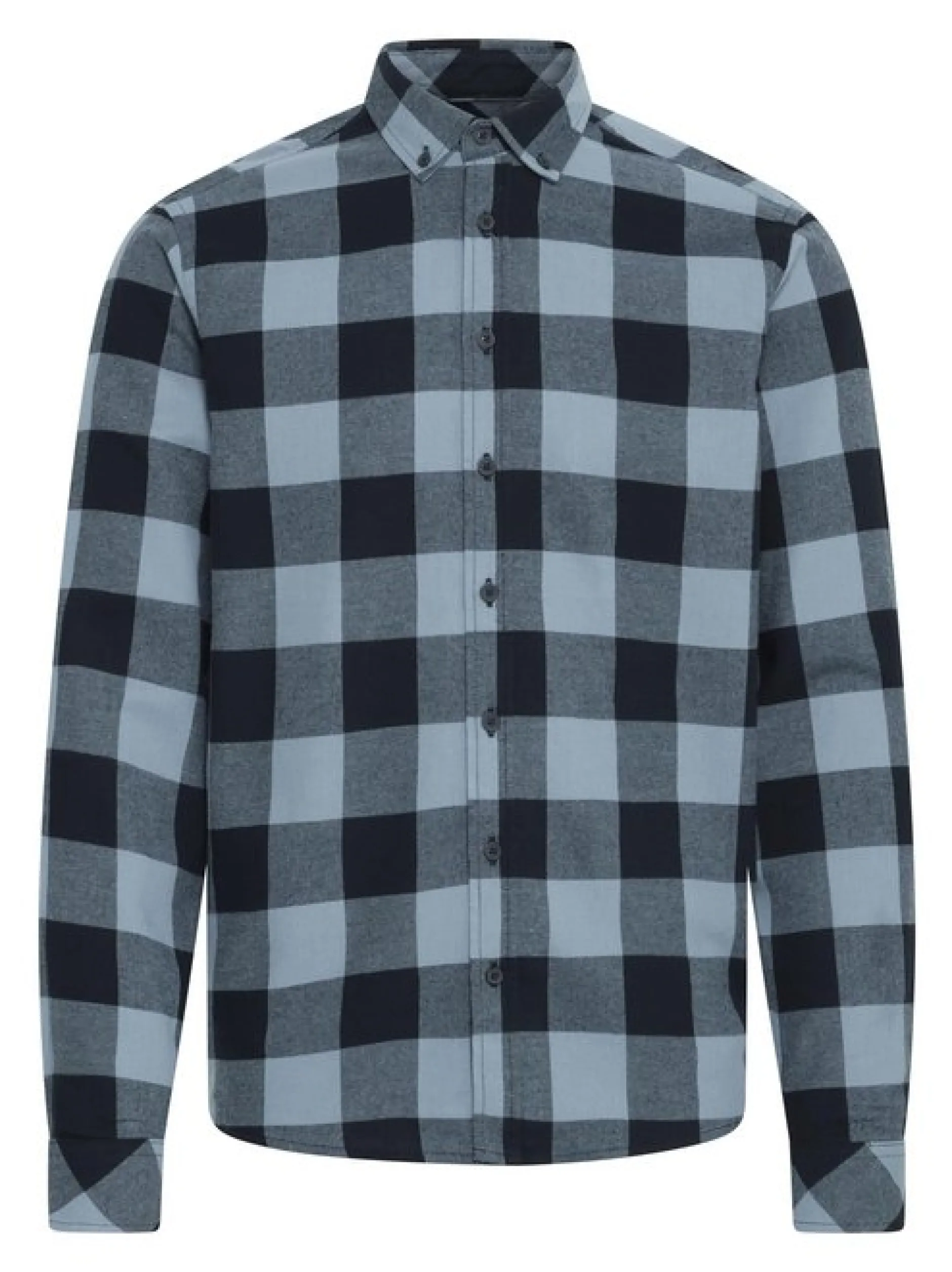 BLEND Herren Flanellhemd - BHBuster in blau