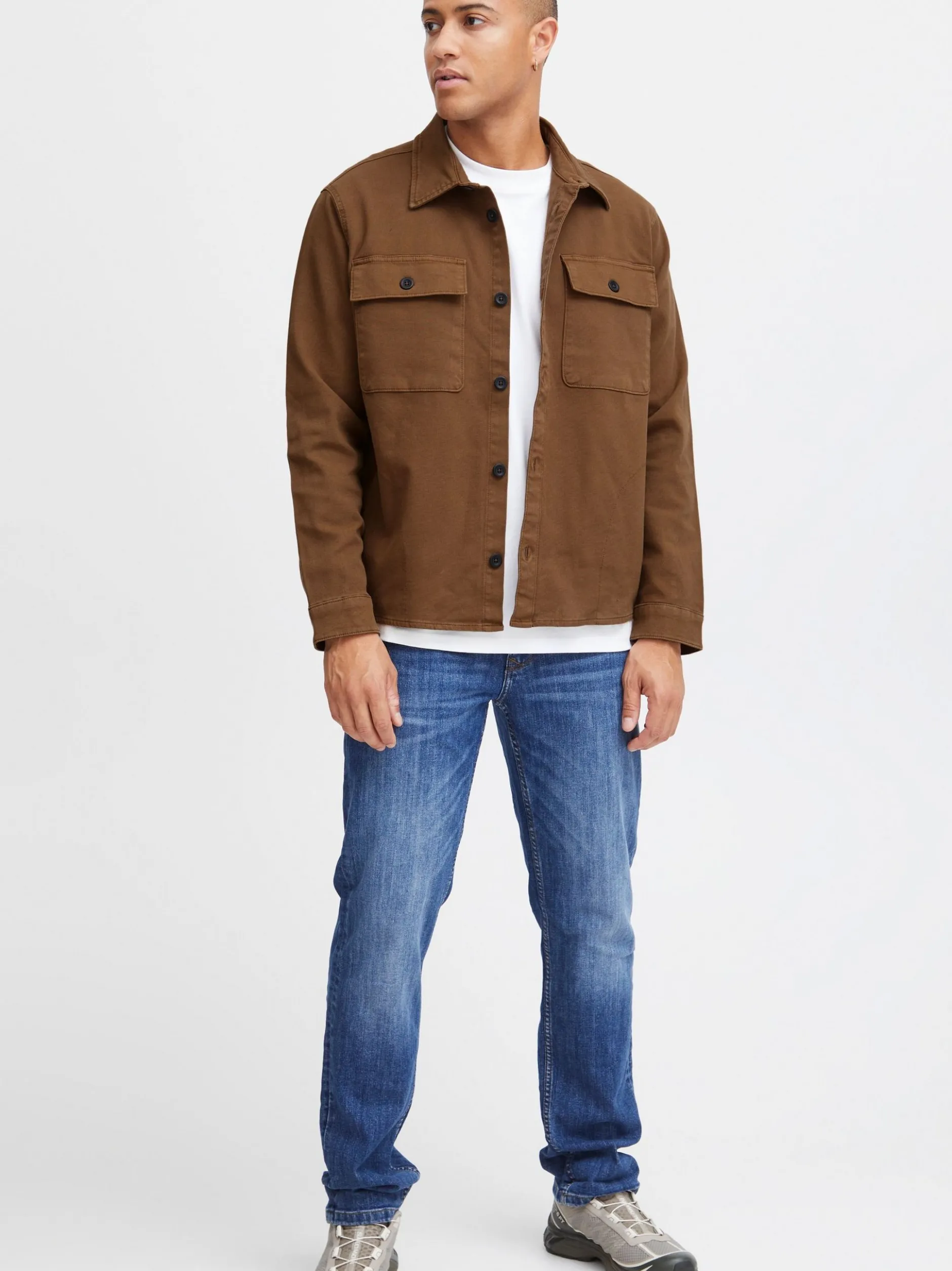 BLEND Herren Hemdjacke in braun