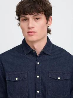 BLEND Herren Jeanshemd - BHDargo in denim