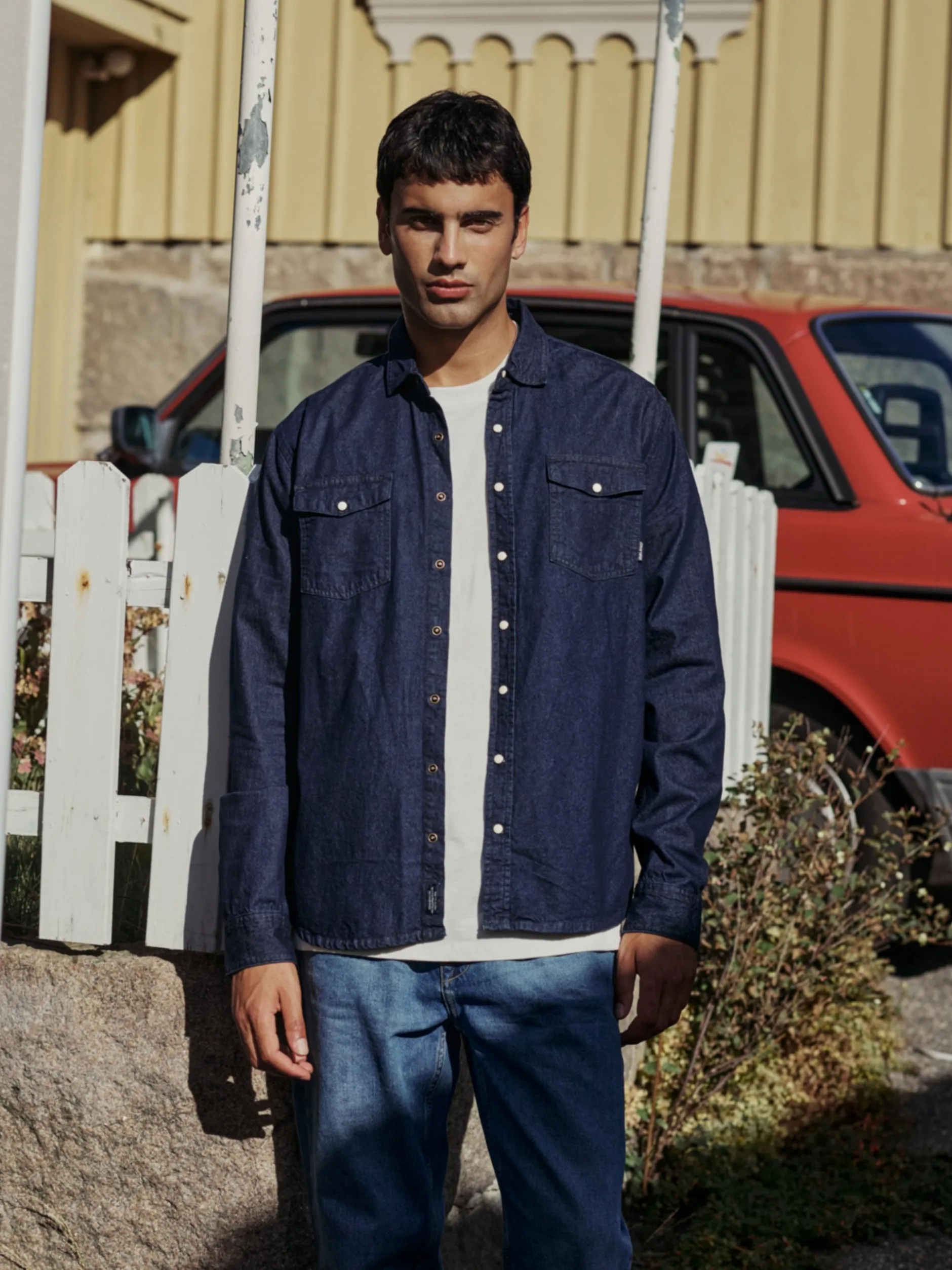 BLEND Herren Jeanshemd - BHDargo in denim