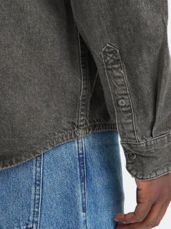 BLEND Herren Jeanshemd - BHDargo in grau