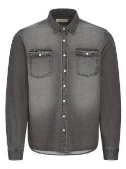 BLEND Herren Jeanshemd - BHDargo in grau