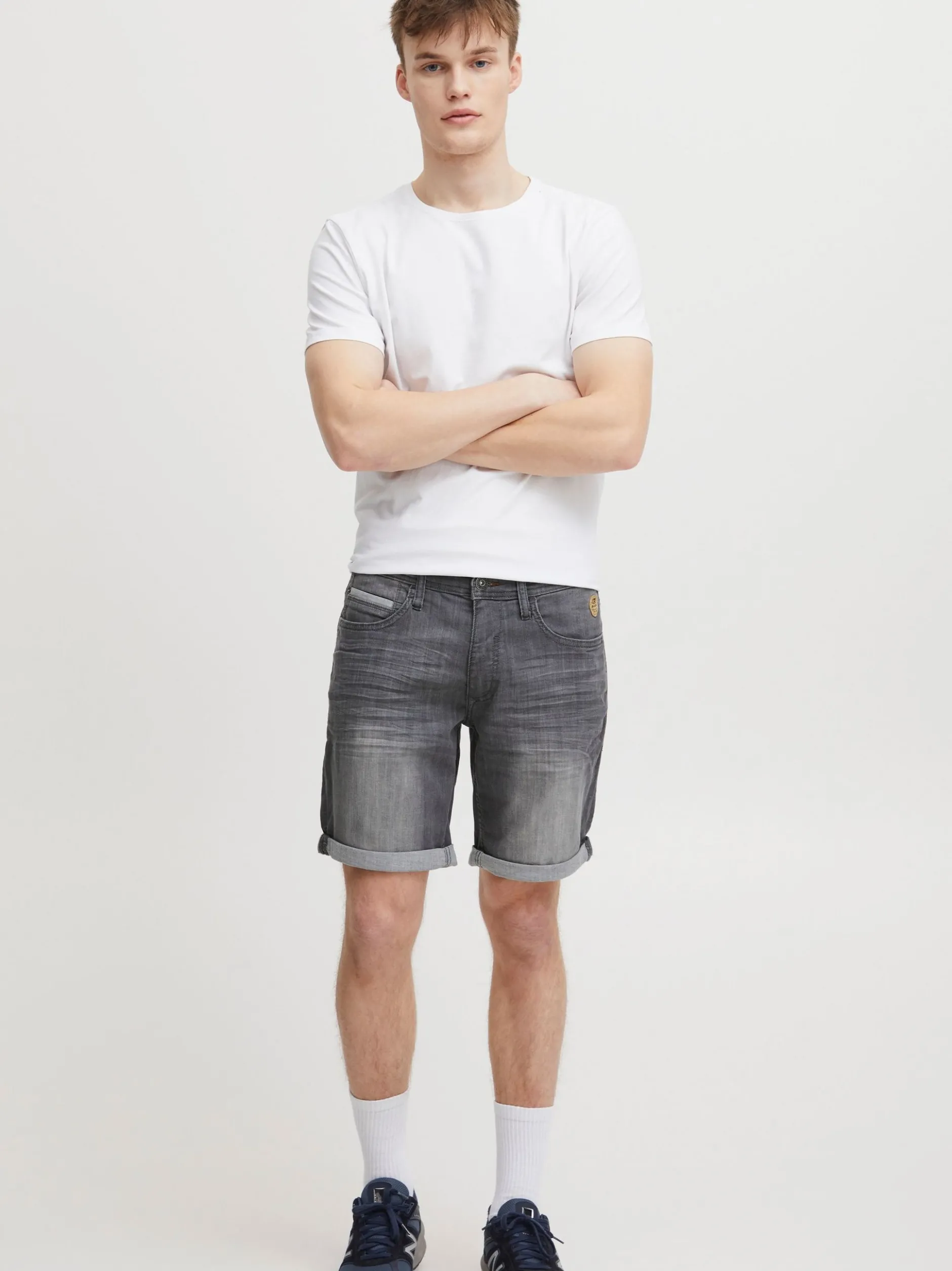 BLEND Herren Jeansshorts - BHDenim in grau