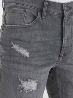 BLEND Herren Jeansshorts - BHDeniz in grau