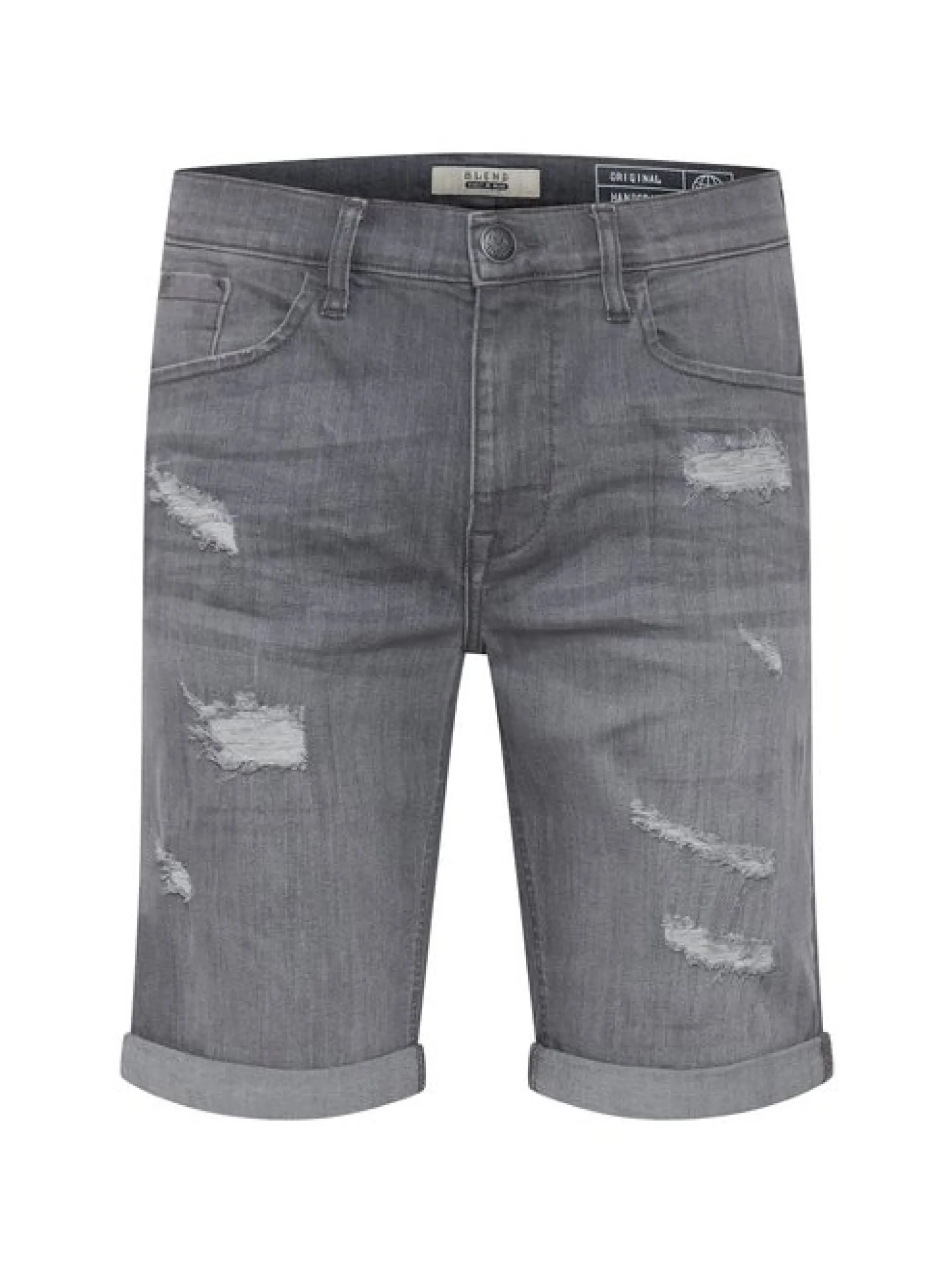 BLEND Herren Jeansshorts - BHDeniz in grau