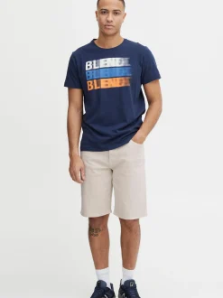 BLEND Herren Jeansshorts - BHDenimshorts in beige