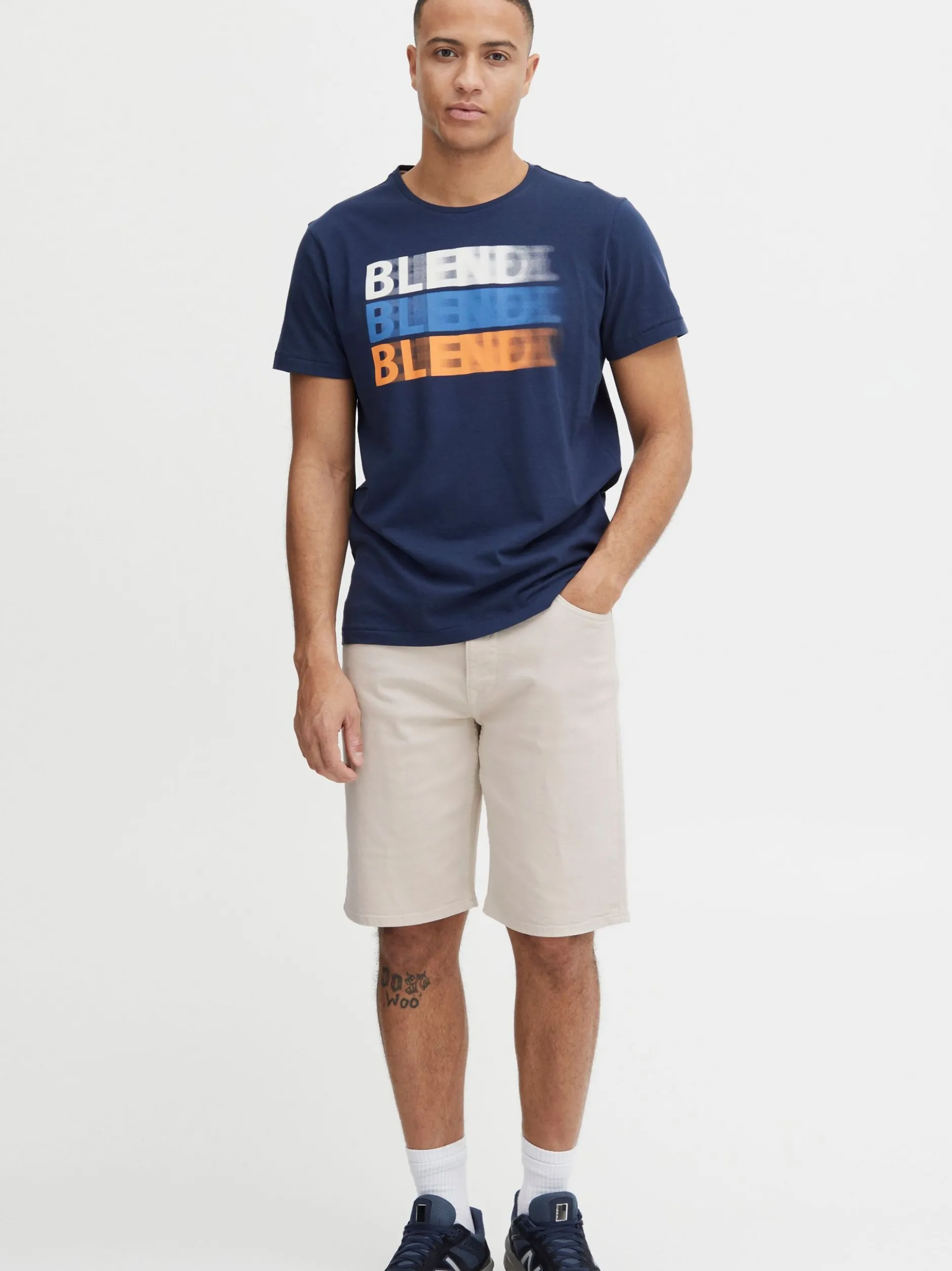 BLEND Herren Jeansshorts - BHDenimshorts in beige