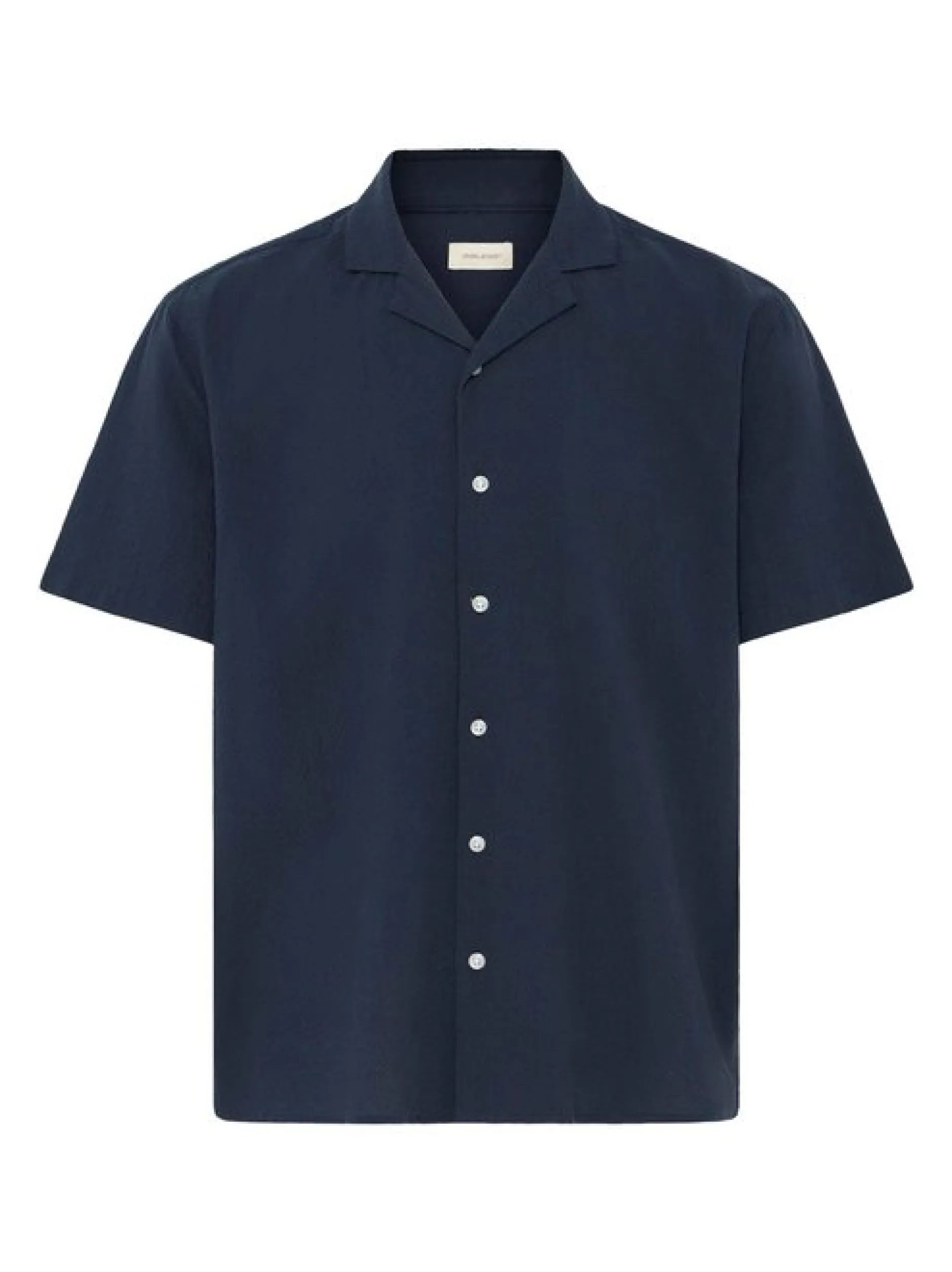 BLEND Herren Kurzarmhemd - BHAvan in blau