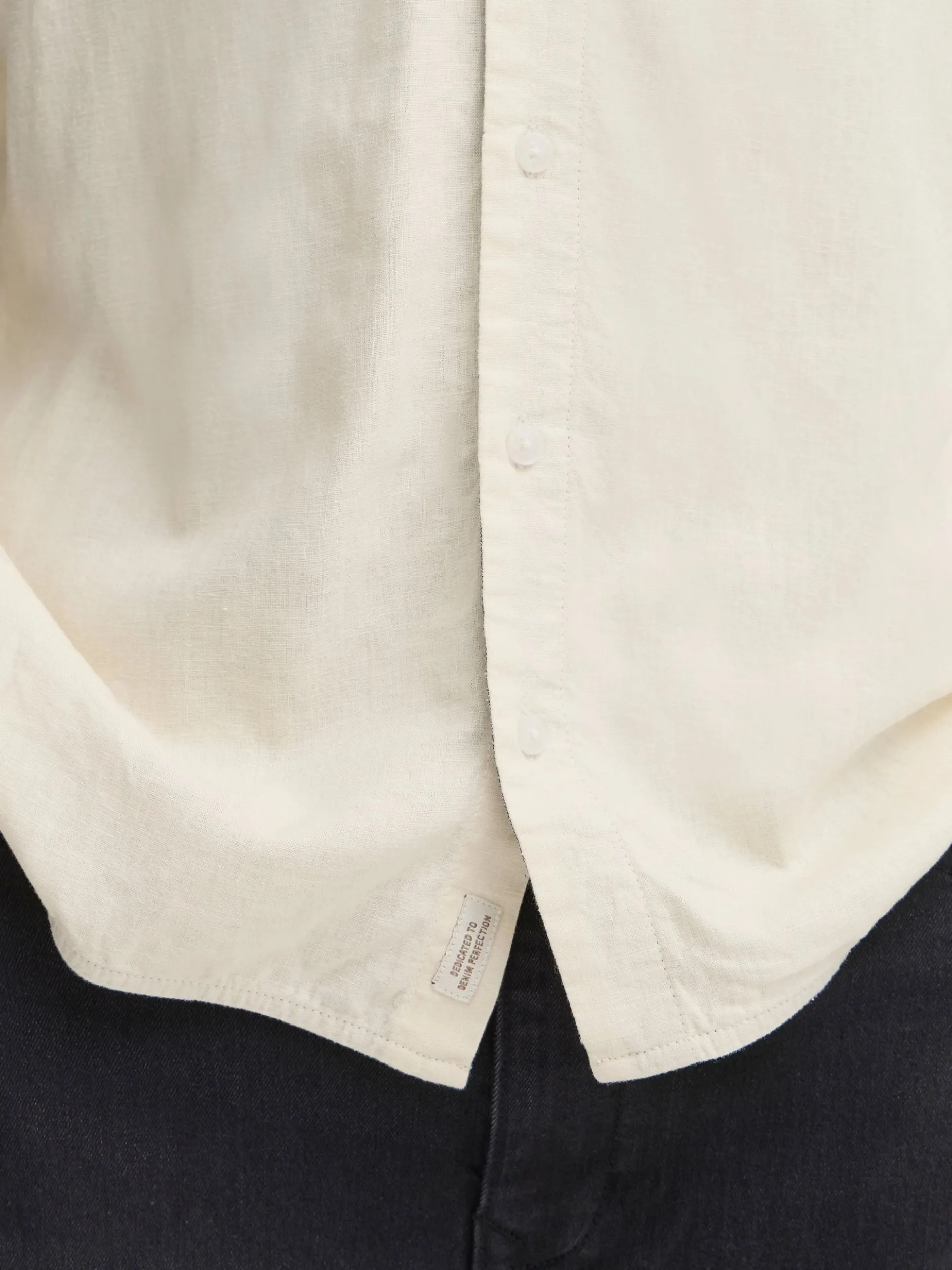 BLEND Herren Kurzarmhemd - BHBobby in beige