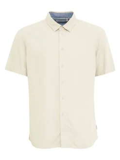 BLEND Herren Kurzarmhemd - BHBobby in beige