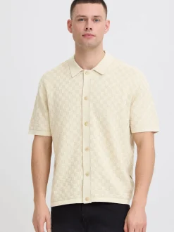 BLEND Herren Kurzarmhemd - BHDeven in beige