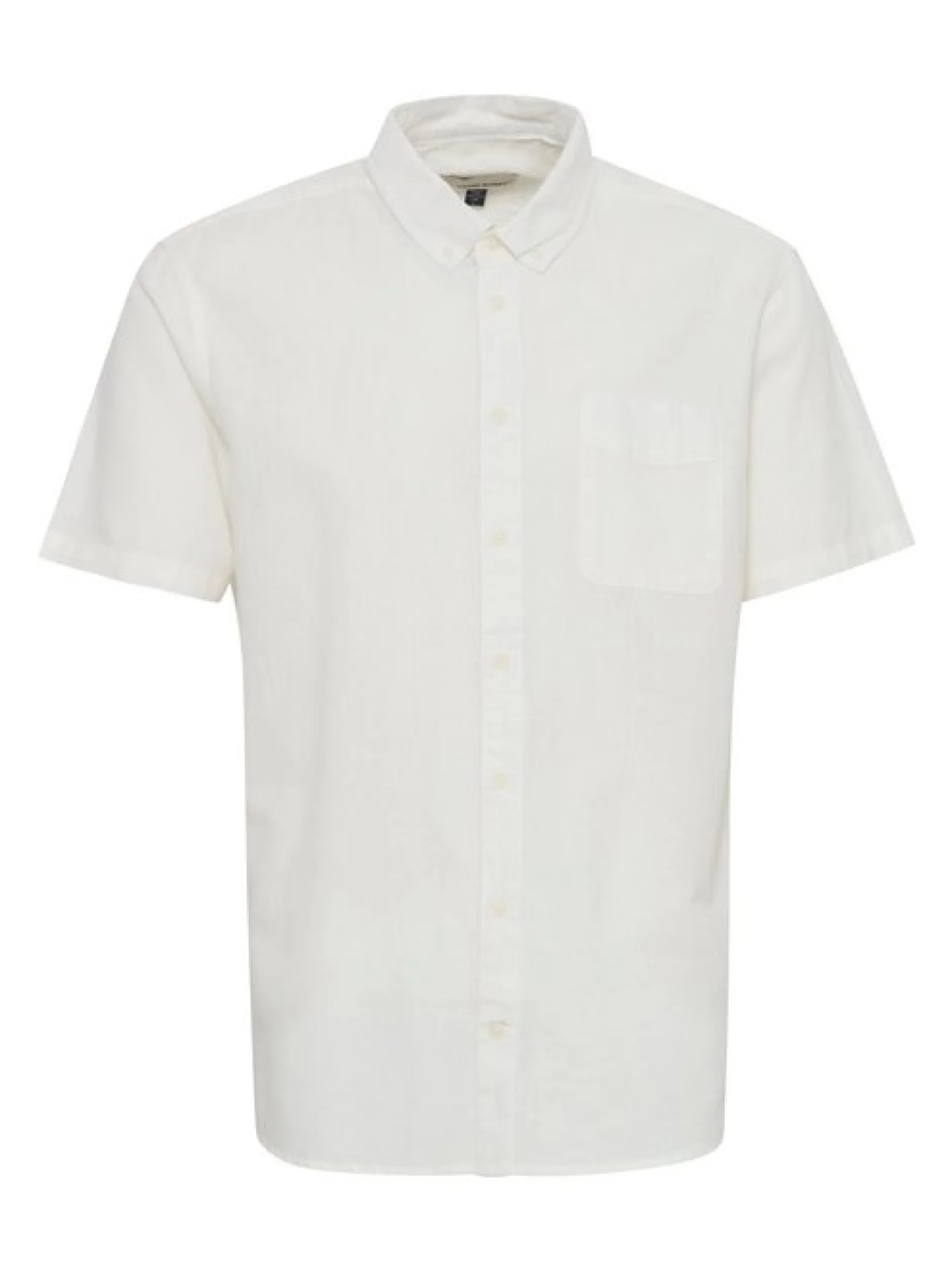 BLEND Herren Kurzarmhemd - BHShirt in weiß