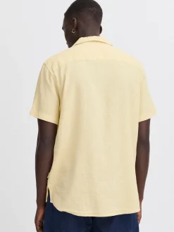 BLEND Herren Kurzarmhemd - BHVictor in beige