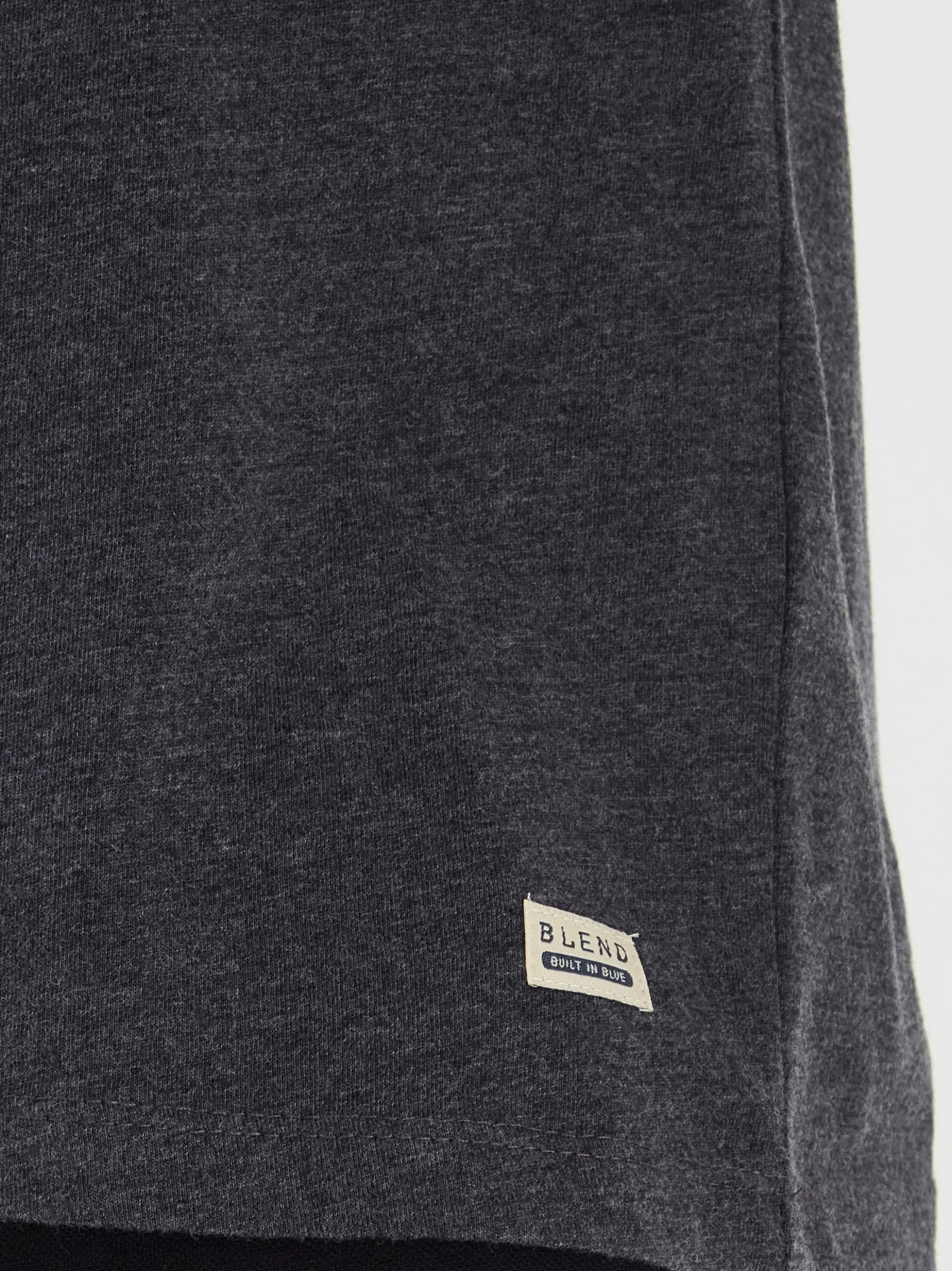 BLEND Herren Kurzarmshirt - BHVadim in anthrazit