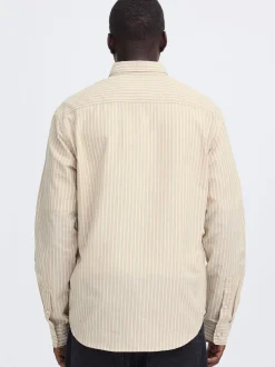 BLEND Herren Langarmhemd - BHAdas in beige