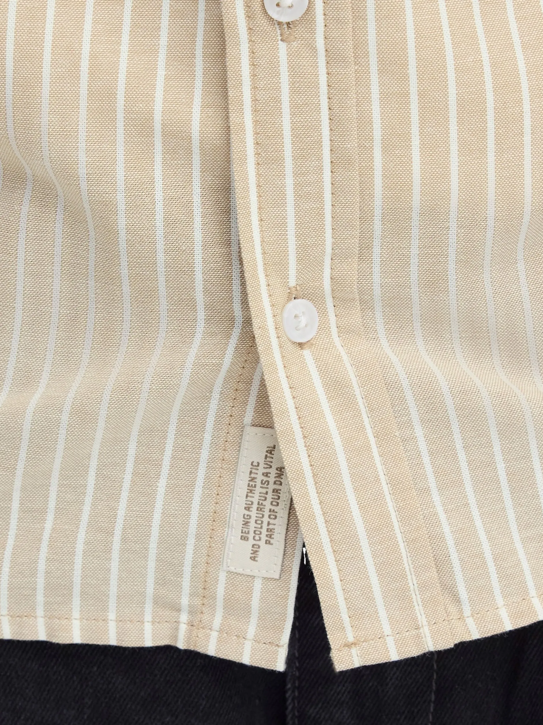 BLEND Herren Langarmhemd - BHAdas in beige