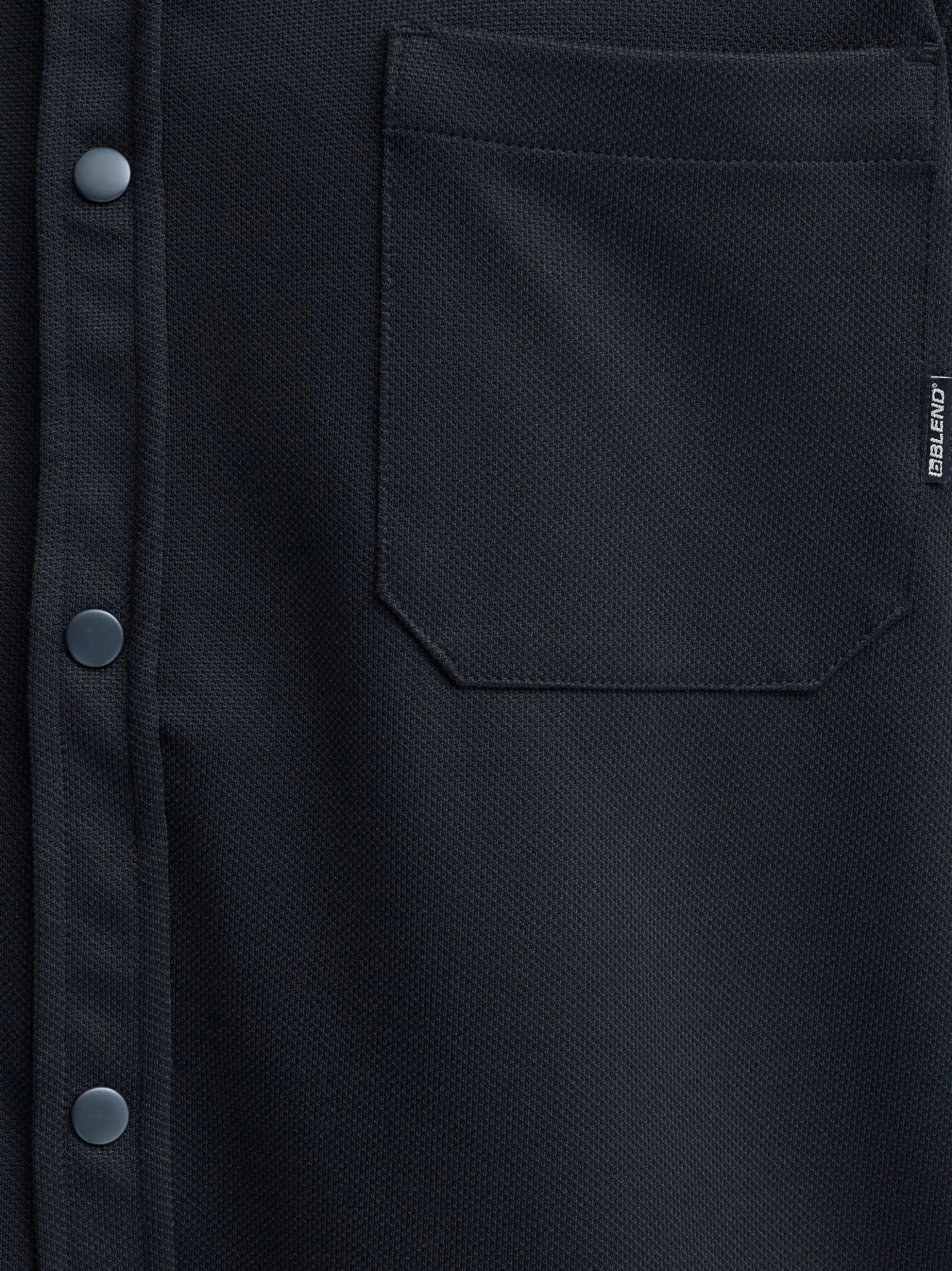 BLEND Herren Langarmhemd - BHAdrian in blau
