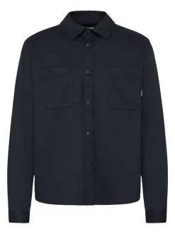 BLEND Herren Langarmhemd - BHAdrian in blau