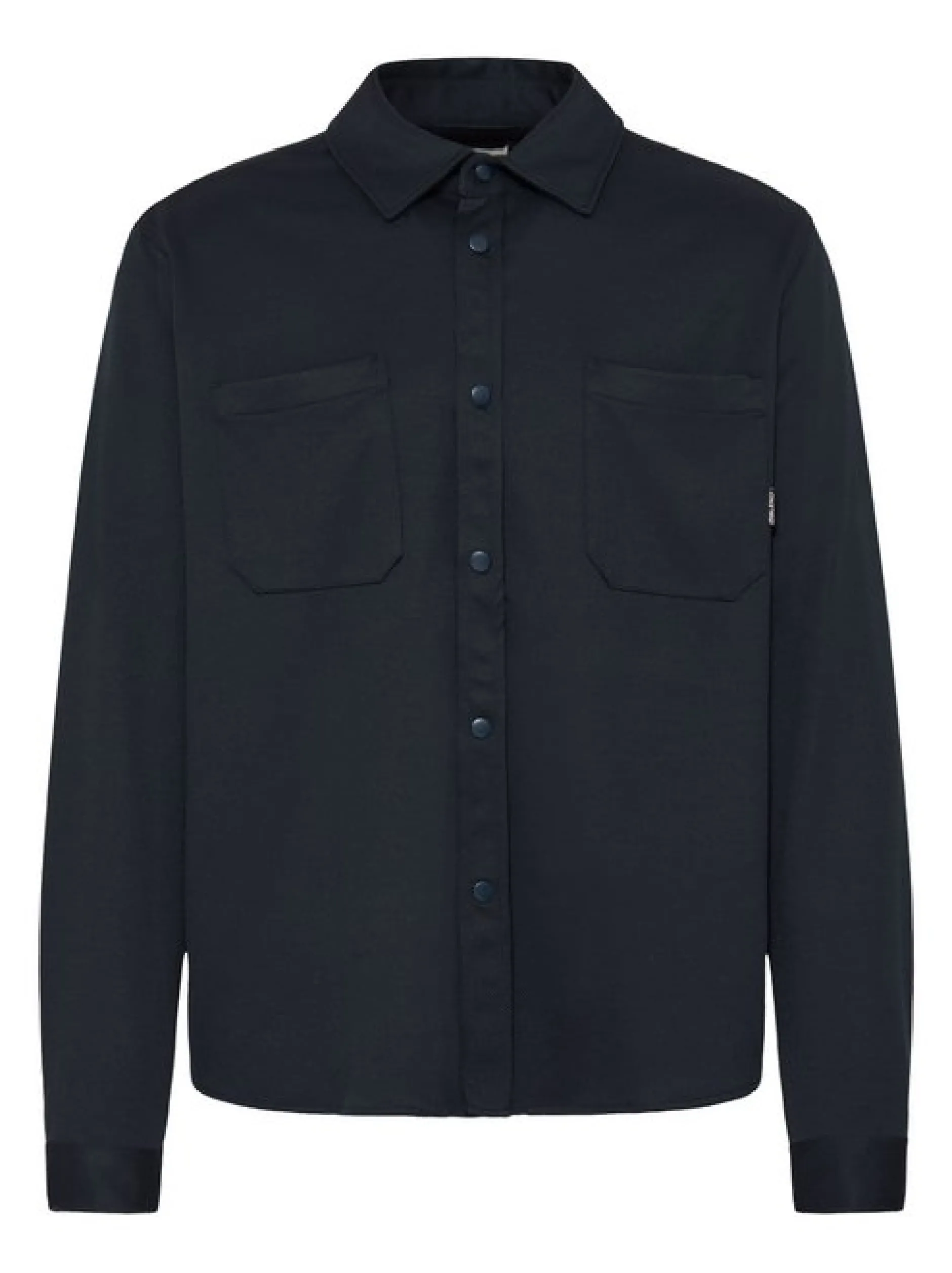 BLEND Herren Langarmhemd - BHAdrian in blau