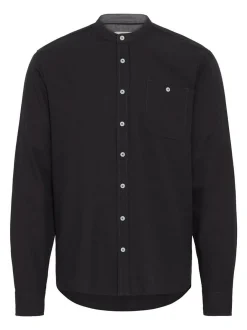 BLEND Herren Langarmhemd - BHBobby in schwarz
