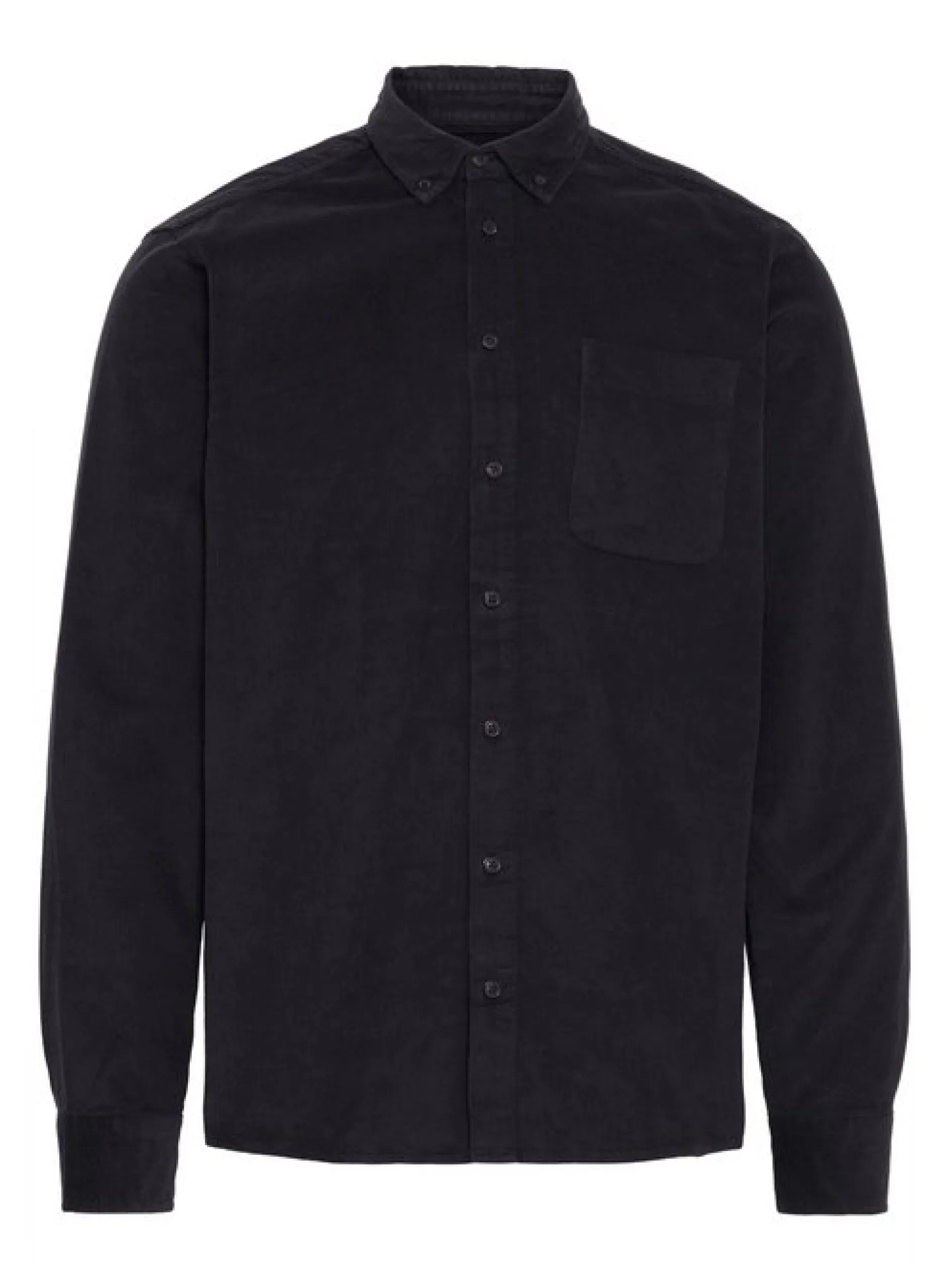 BLEND Herren Langarmhemd - BHDemir in schwarz
