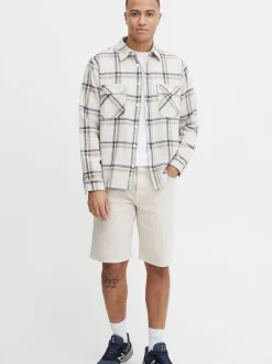 BLEND Herren Langarmhemd - BHShirt in beige