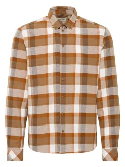 BLEND Herren Langarmhemd - BHShirt in braun