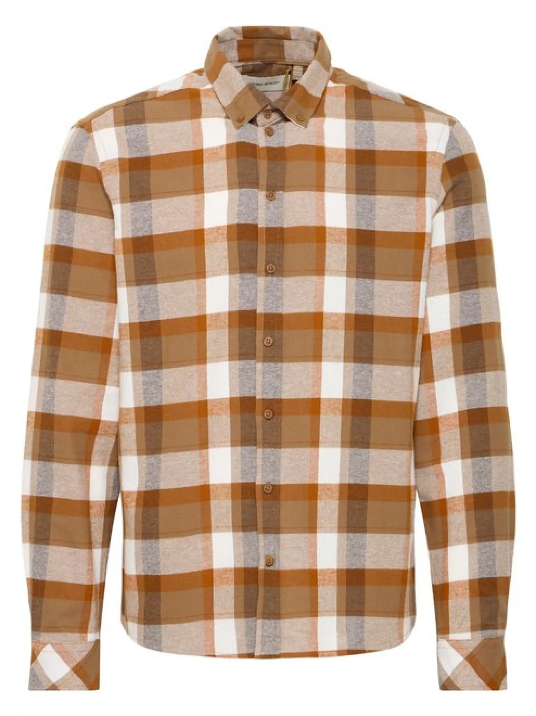 BLEND Herren Langarmhemd - BHShirt in braun