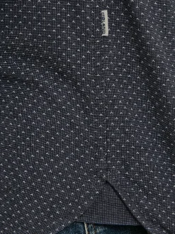 BLEND Herren Langarmhemd - BHShirt in blau