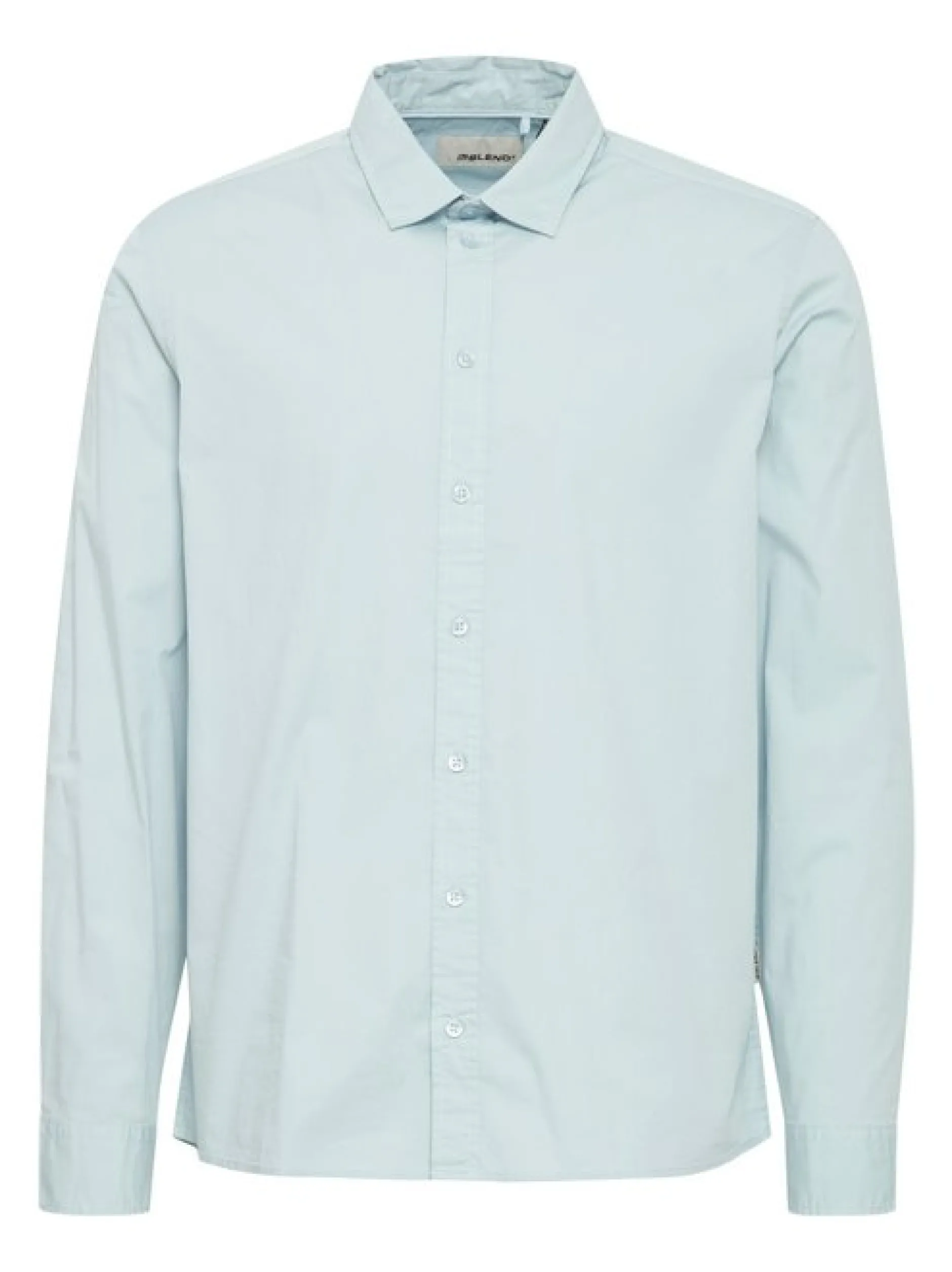 BLEND Herren Langarmhemd in blau