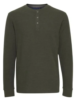 BLEND Herren Langarmshirt - BHBhnoble in oliv