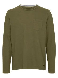 BLEND Herren Langarmshirt - BHTee in grün
