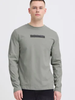 BLEND Herren Langarmshirt - BHKemuel in grau