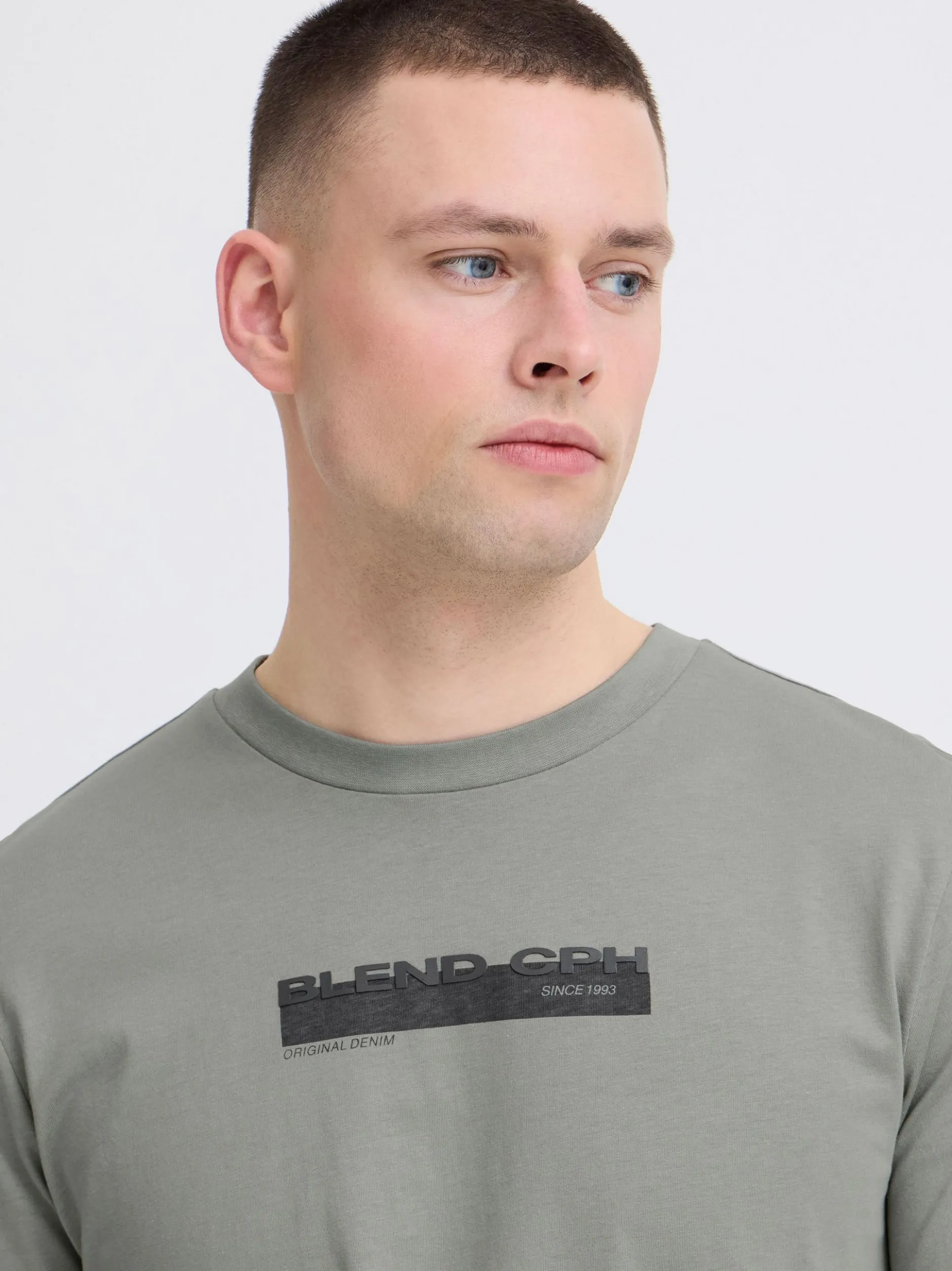 BLEND Herren Langarmshirt - BHKemuel in grau