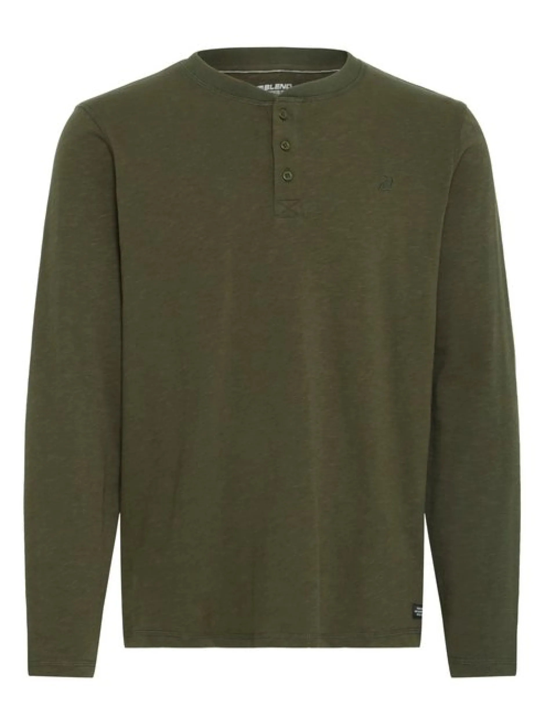 BLEND Herren Langarmshirt in grün
