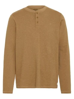 BLEND Herren Langarmshirt in braun