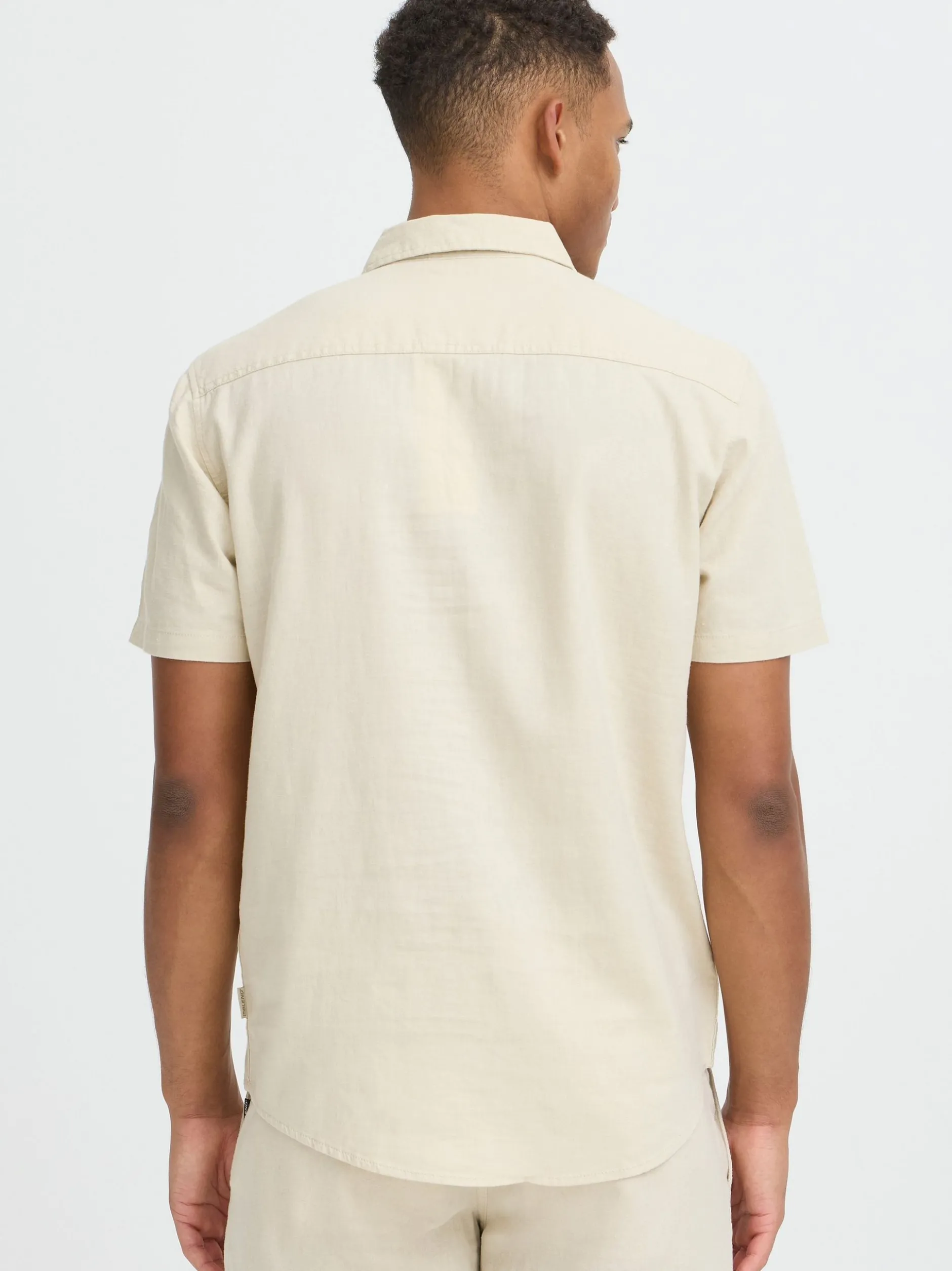 BLEND Herren Leinenhemd - BHLins in beige