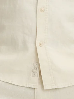 BLEND Herren Leinenhemd - BHLins in beige