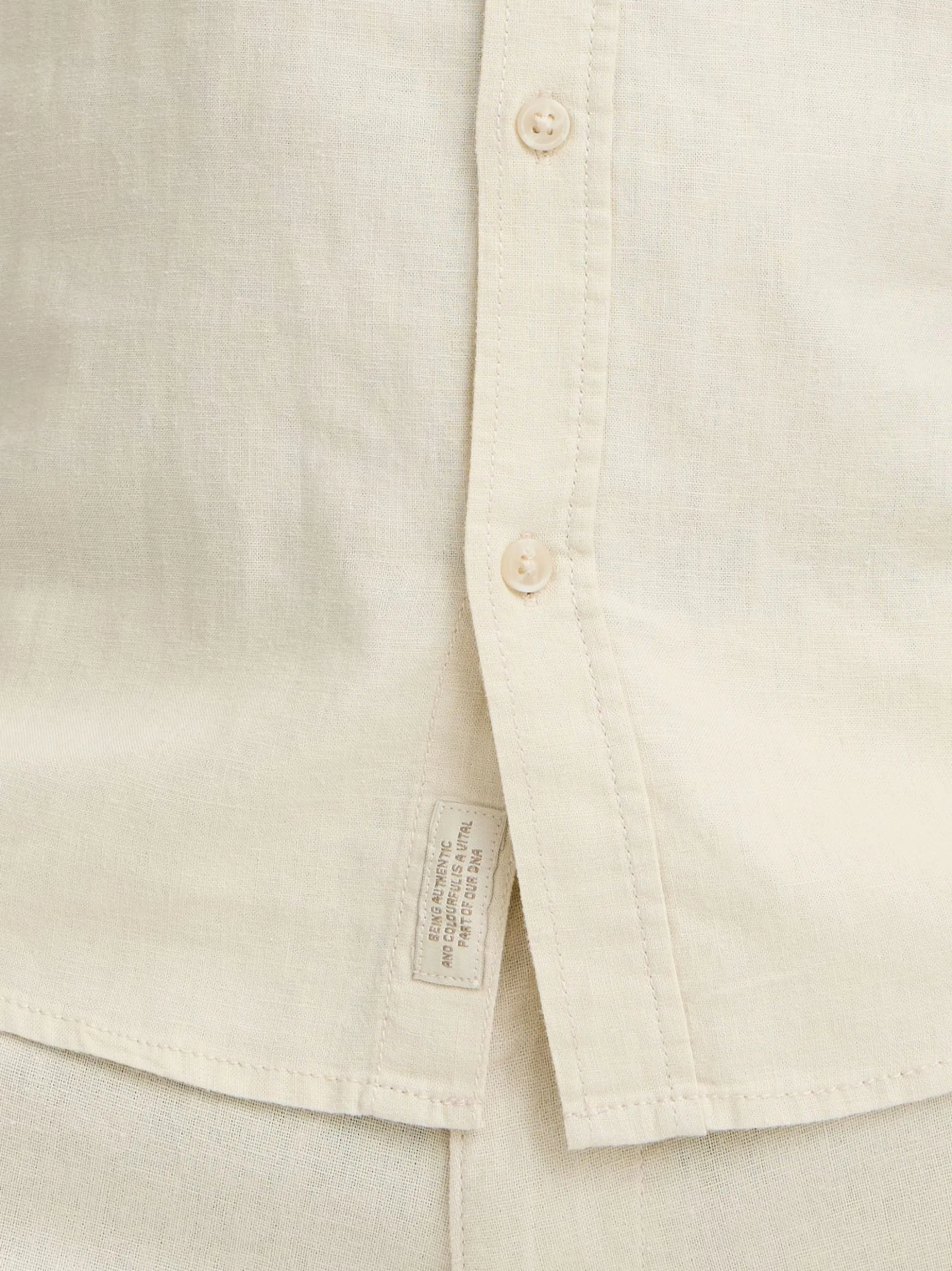 BLEND Herren Leinenhemd - BHLins in beige
