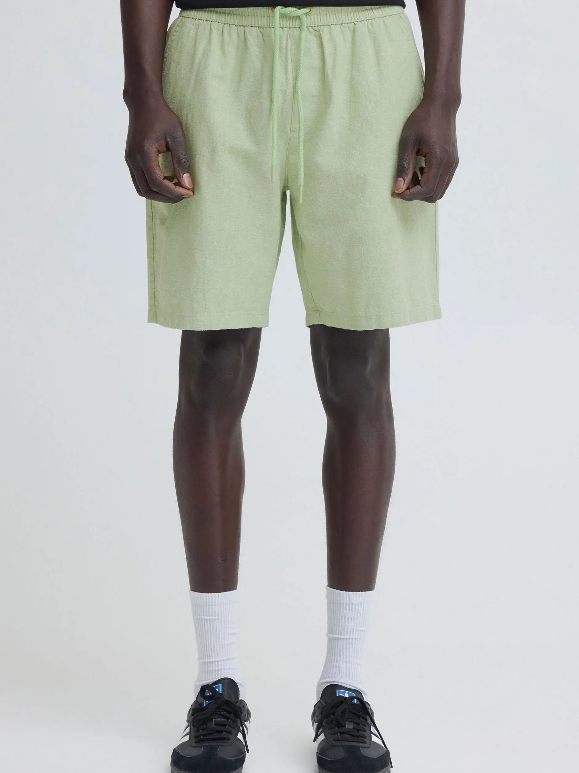 BLEND Herren Leinenhose - BHAban in grün