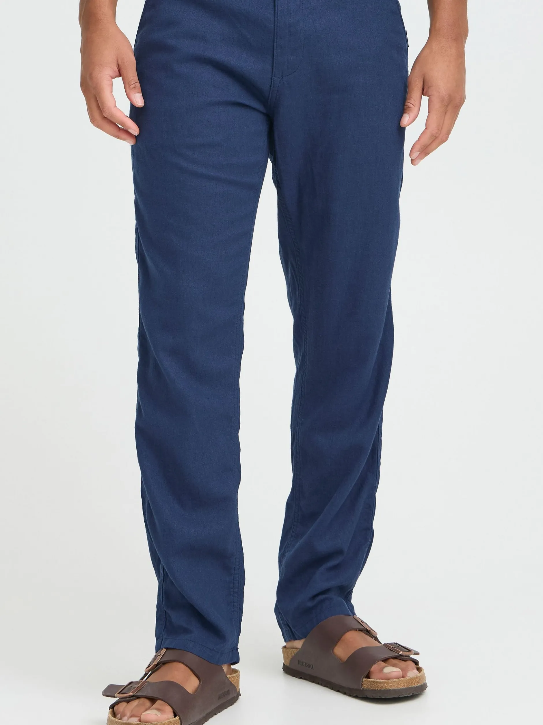 BLEND Herren Leinenhose - BHLikan in blau