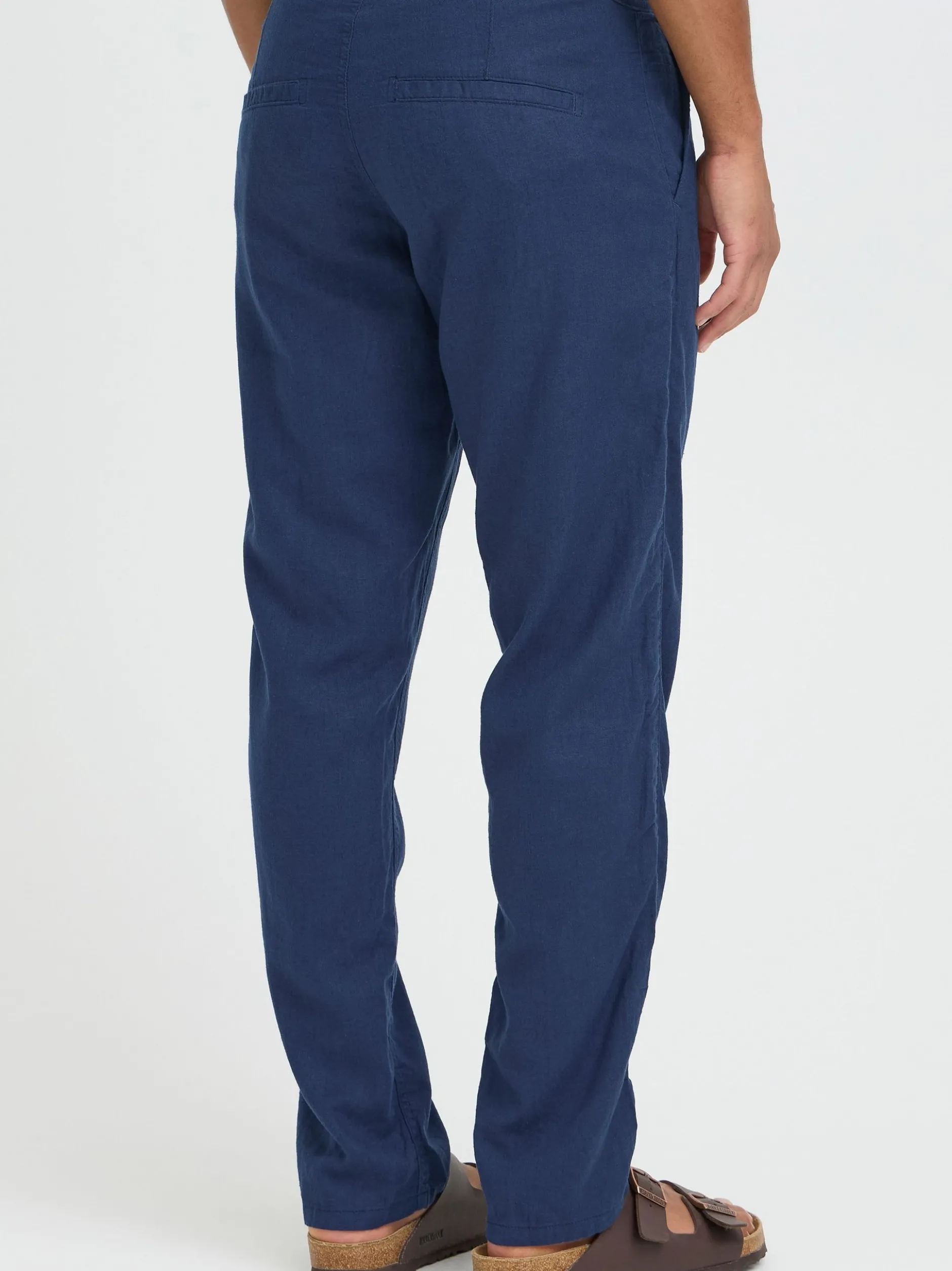 BLEND Herren Leinenhose - BHLikan in blau