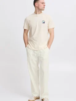 BLEND Herren Leinenhose - BHVolker in weiß