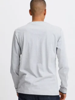 BLEND Herren Longsleeve - BHTee in grau