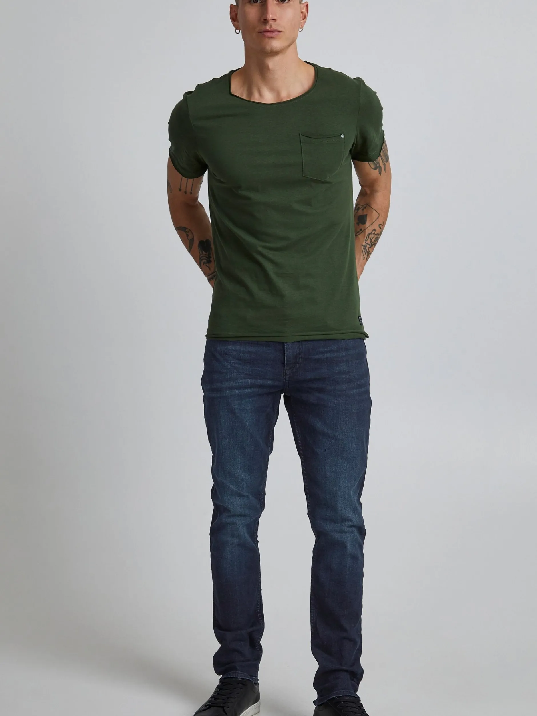 BLEND Herren 5-Pocket-Jeans in dark stone