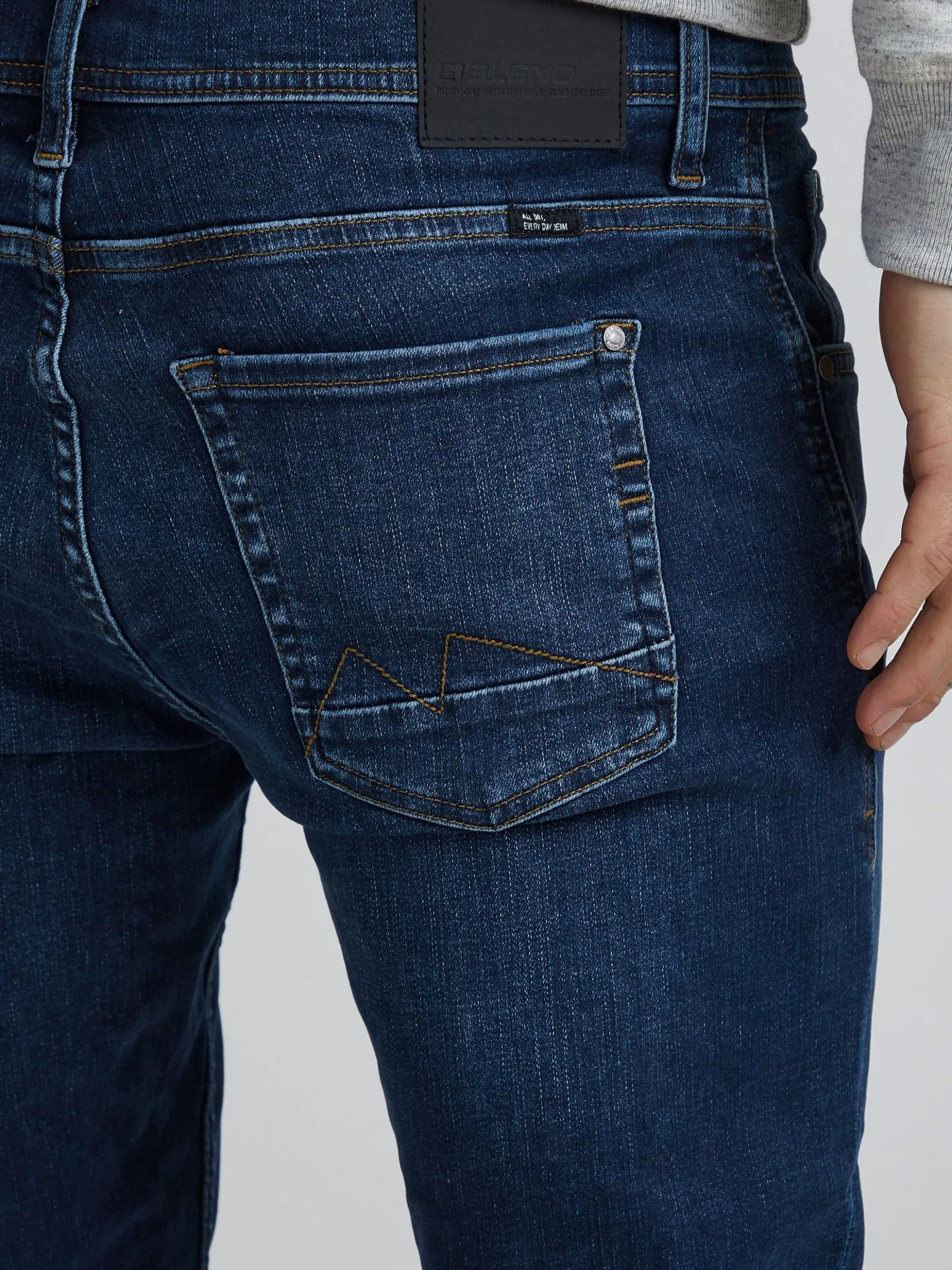 BLEND Herren 5-Pocket-Jeans in dark stone
