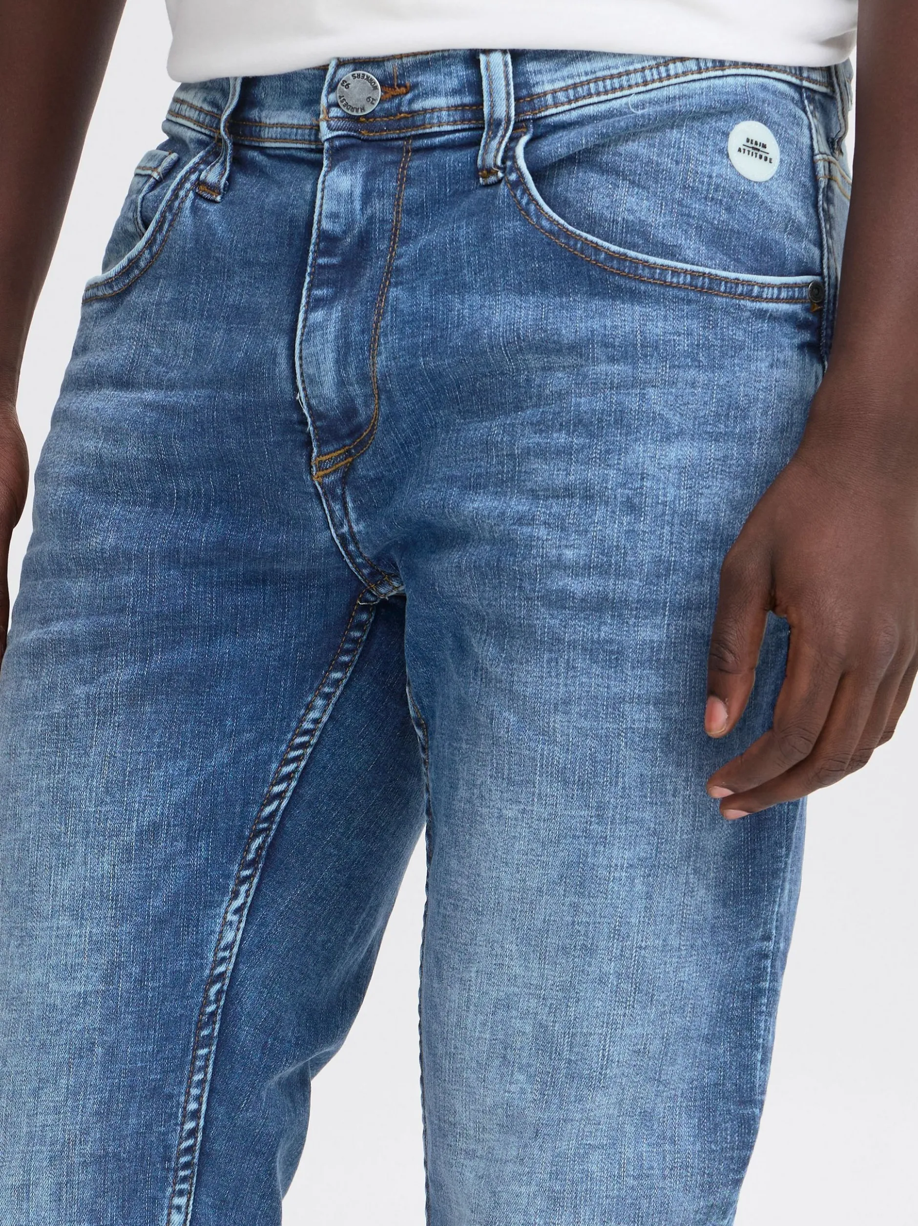 BLEND Herren 5-Pocket-Jeans in medium stone